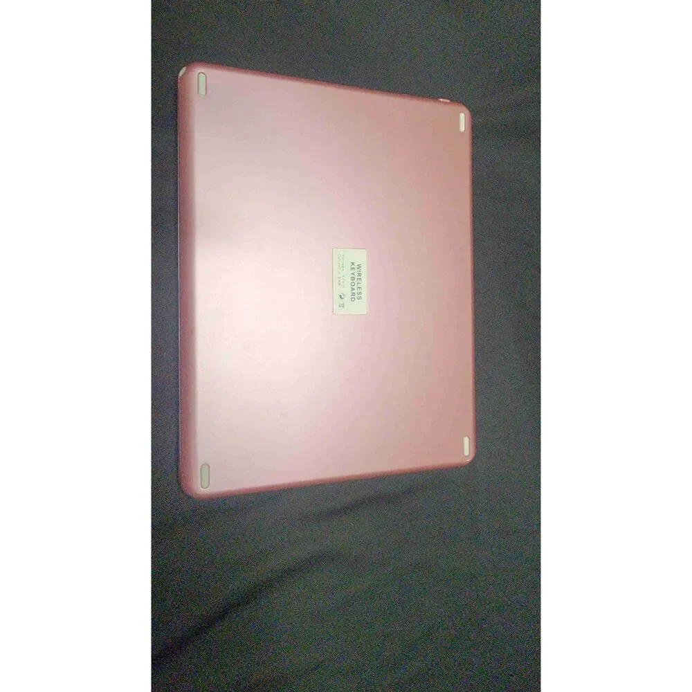 GeneralKeys Metallic Light Pink Detachable Wireless Tablet Keyboard